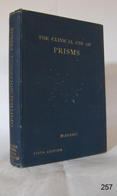 Book, The Clinical Use of Prisms