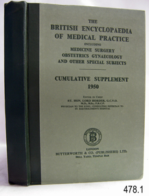 Book, The British Encyclopaedia of Medical Practice 1950