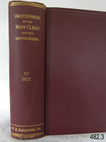 Book, Collected Papers of The Mayo Clinic and The Mayo Foundation Vol 15-1