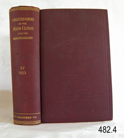 Book, Collected Papers of the Mayo Clinic and The Mayo Foundation Vol 15-2