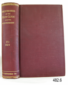 Book, Collected Papers of the Mayo Clinic and The Mayo Foundation Vol 16-2