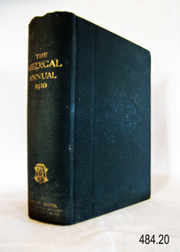 Book, The Medical Annual and Practitioners Index 1910
