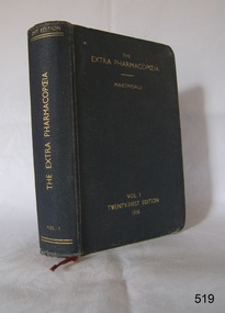 Book, The Extra Pharmacopoeia Vol 1