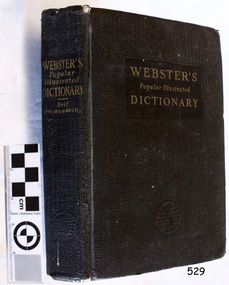 Book, Websters Popular Illustrated Dictionary
