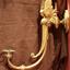Lamp's left side, upright