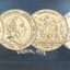 Another group of decals representing further exhibitions of the model of the organ