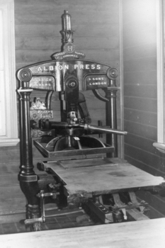 Black and white photograph