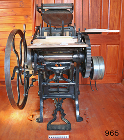 Printing Press, Chandler & Price Co, 1872