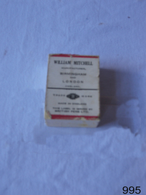 Nibs & box, late 19th to early 20th century