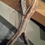 Block is well supported by its rope rigging