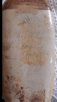 Inscription is handwritten in pencil, indecypherable in places.