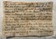 Rectangular cream paper with black script handwriting and fold-lines