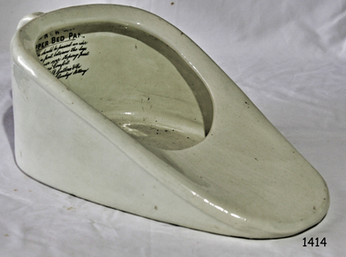 Equipment - Bed Pan, Guthrie, G D and Co
