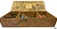 Text on front side of box describes the contents and where they came from.