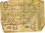 Certificate of Discharge with name of seaman, ship, date and other particulars filled in by hand with ink