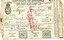 Certificate of Discharge with name of seaman, ship, date etc filled in by hand with ink