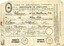 Certificate of Discharge with name of seaman, ship, date etc filled in by hand with ink