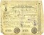 Certificate of Discharge with name of seaman, ship, date etc filled in by hand with ink