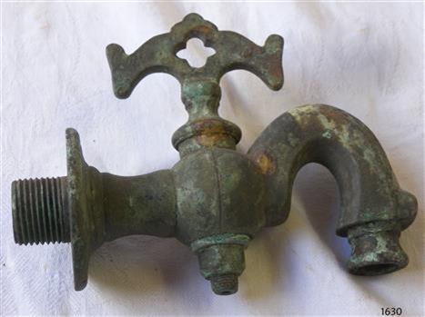 Tap has signs of wear