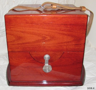 Case base has curved side edges extending past the bottom edge of the case