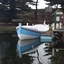 The lifeboat has the fittings for oars and for a sail