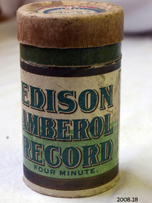 Gramophone cylinders, National Phonograph Co, Miserere From Il Trovatore, August 1908