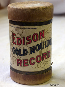 Gramophone cylinders, National Phonograph Co, Old Black Joe, July 29 '02