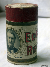 Gramophone cylinders, National Phonograph Co, While Shepherds Watched