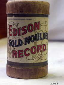Gramophone cylinders, National Phonograph Co, Band Cherry, Dec 1907