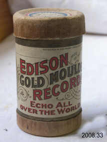 Gramophone cylinders, National Phonograph Co, May 1905