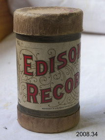 Gramophone cylinders, National Phonograph Co, Piccolo Blue Bird Polka, April 1908
