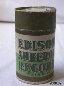Gramophone cylinders, National Phonograph Co, Calvary  Harrison