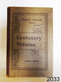 Book, Baptist Church IDLE
