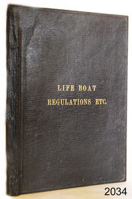 Book, Life Boat Regulations etc