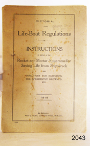 Book, Life Boat Regulations