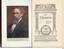 Photograph of Charles Dickens opposite the fly page