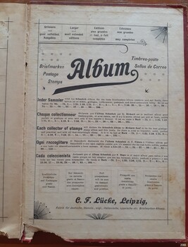 Full page advertisement by the publisher extolling benefits of the Larger Album available