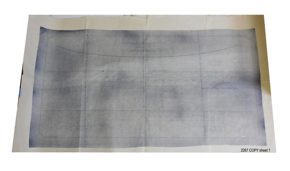 Copy of the original drawing. Three copies made.