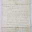 Cream paper with logo and hand written script. Paper has fold lines; three