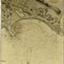 Chart printed on cream paper, with additional hand drawn markings of lines, measurements and notes.