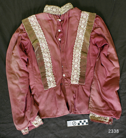 Front view of ladies bodice.