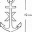 Black hand drawn sketch of the Maltese Cross with a measurement beside it