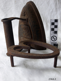Domestic object - Iron on stand