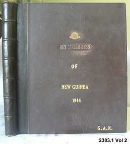 Book, My Memories of New Guinea 1944 Vol 2, after 1944