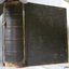 Embossed fabric covered hard cover Bible with gold lettering