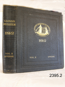 Book, Lloyds Register of Shipping 1956-57 Vol 2