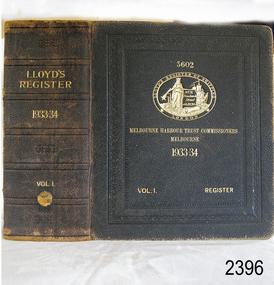 Book, Lloyds Register of Shipping 1933-34 Vol 1