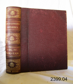Book, The Encyclopaedia Britannica Vol 4 - Ninth Edition