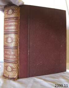 Book, The Encyclopaedia Britannica Vol 11