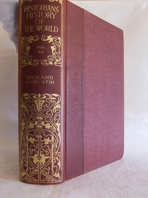 Book - Reference Book/History, Henry Smith Williams, The Historians History of the World Vol 20 set 1 - Edited by Henry Smith Williams L.L.D. Published by “The Times” 1908, 1908